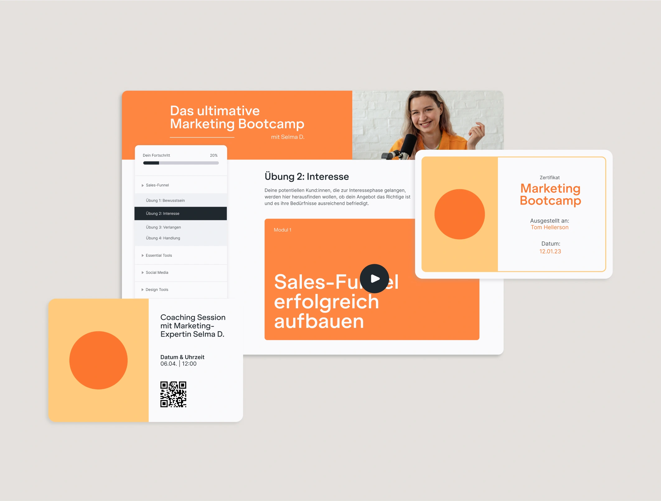 Mit ablefy verwandelst du dein Expertenwissen ganz einfach in ein erfolgreiches Coaching Online Business und generierst passiv Einnahmen