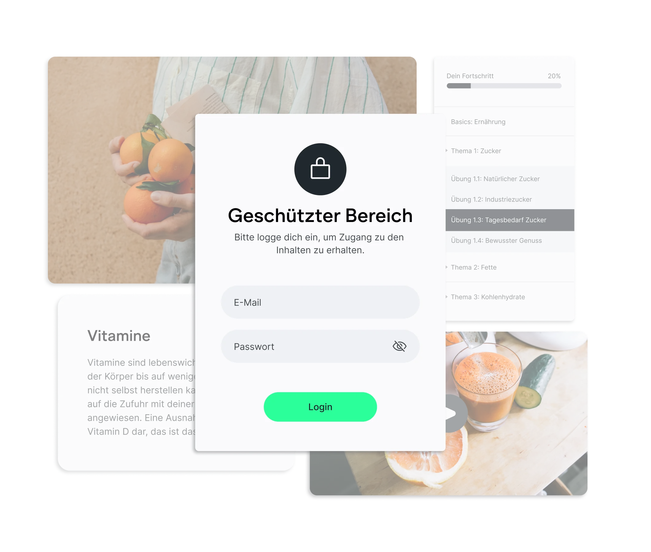 Website mit Mitgliederbereich erstellen mit ablefy, der All-in-One Lösung für Coaches, Trainer und Experten