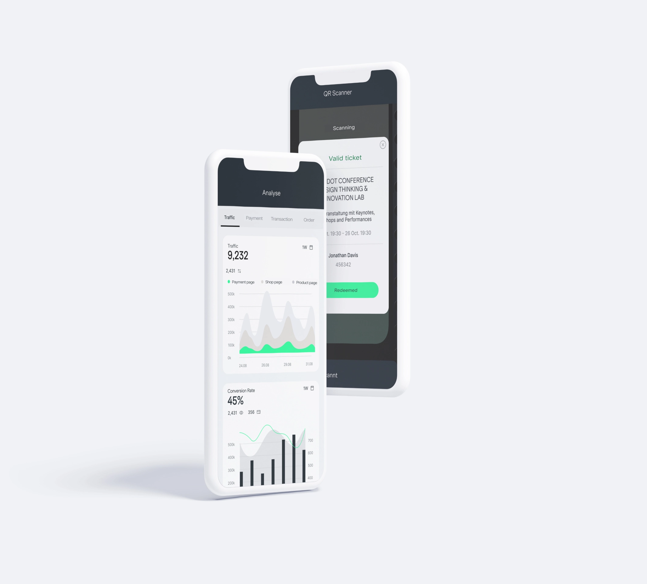 Perform and manage e-ticket check-ins with the business app