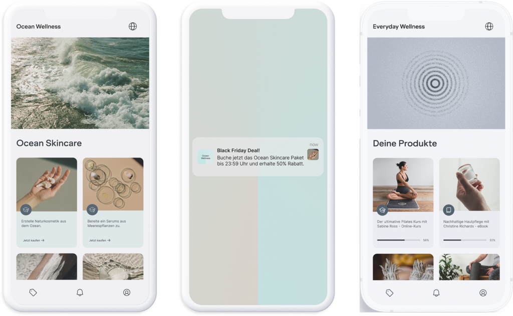 Bring dein Business ins App-Format – No-Code-App zu deinem ablefy Plan buchen